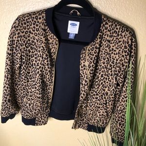 Girls Old Navy Cheetah Print Jacket 🖤